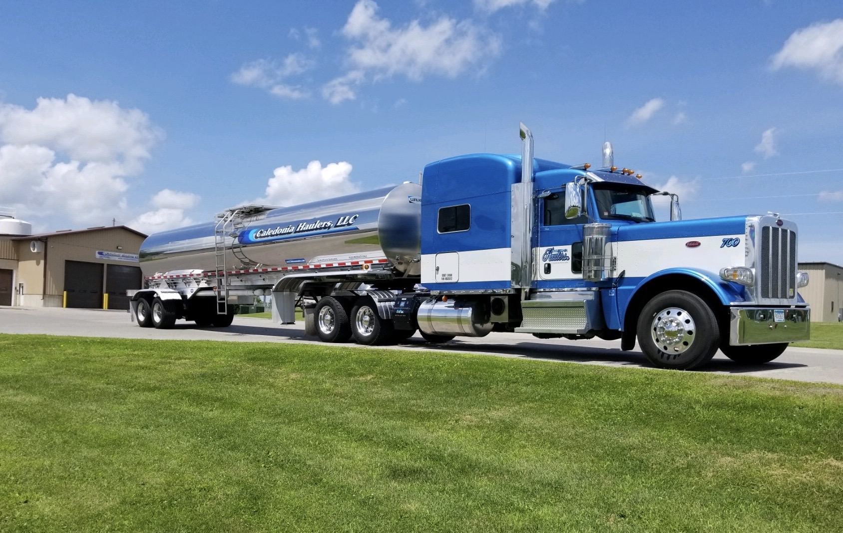 Bob Bechtel 3 Caledonia Haulers Milk Truck Transporting