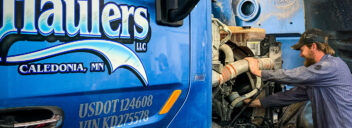 Mini Banner Caledonia Haulers - Repair Shop